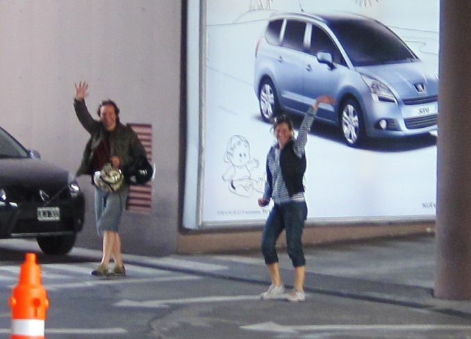 11. Final waves from Virginia and Ezequiel... Wonderful people I would never gorget...