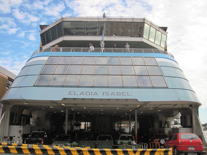 12. The giant ferry that would take us across to Colonia in Uruguay...