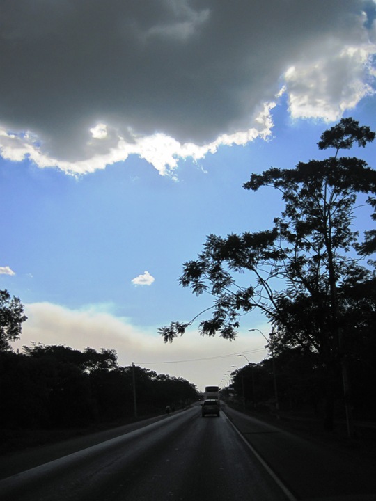 11. Riding under a cloud...