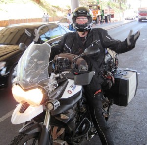 3. A disappointed and exasperated Roger after hearing that he would not be allowed into Paraguay without a visa...