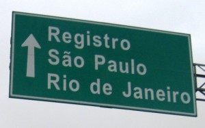 3. The first sign that showed Rio lay up ahead somewhere...!!