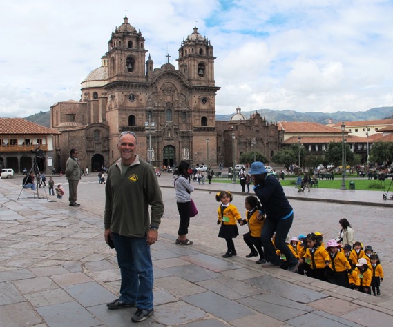 2. It was back to school for these kids on an outing to the Cathedral...