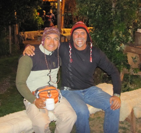 "If we don't leave for Cuzco in the next few minutes, I might just wring your neck...!!" After a long day travelling in a bus, and tramping up and down steep mountains, GB gives the guide some sound advice...!!