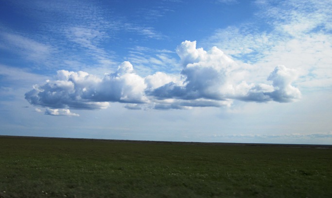 13. There was still time to do some cloud-gazing....