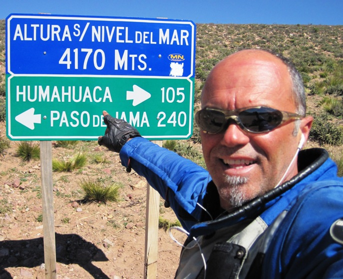It got a lot higher after this, and later we crossed one of the highest border posts in the world when we entered Bolivia through the "back door"...