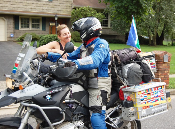 And there to meet me in Freehold, New Jersey, was the love of my life...