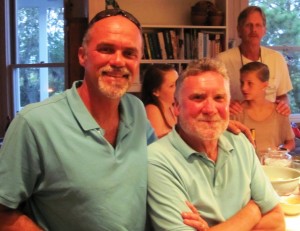 Charles Bubba Hopkins and I, in matching uniform... We were asked if we were there to perform a song and dance act... Never crossed our minds...