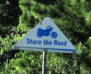 Sparing a thought for us bikers...