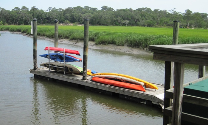 To keep the mozzies at bay, I would insist on attaching a strong outboard motor to one of these...