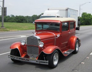 The Big Fella was not the only one attracting attention out on the Interstate...