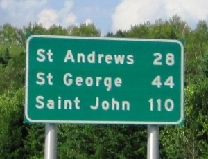 No shortage of saintly destinations in Canada...