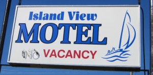 The Island View Motel, just short of Saint John, was where I finally brought the day to an end after a long ride into Canada.