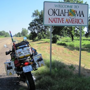 Oklahoma was the 12th State of my 25 State Ride