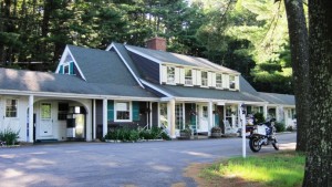 Nestled in a grove of huge shady pines, peace and tranquility was provided after an exciting afternoon in the mountains...