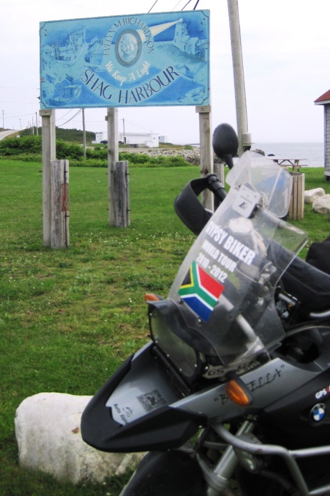  I nearly fell off the bike when I saw the sign to this little fishing village.