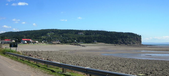 Another example of the huge variation in tides on the Bay of Fundy...