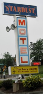 The Stardust Motel in Halifax was where I finally got to spend the night...