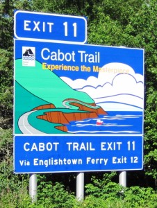 We took the short cut to the start of the Cabot Trail via the Englishtown Ferry