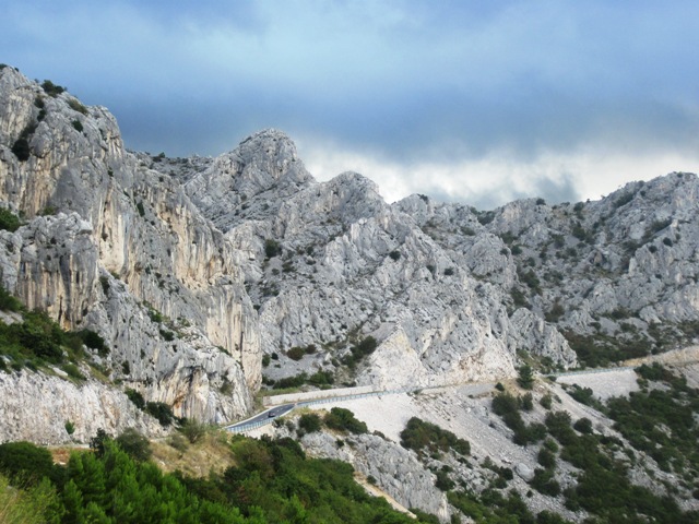 2. The mountains along the coast are spectacular...