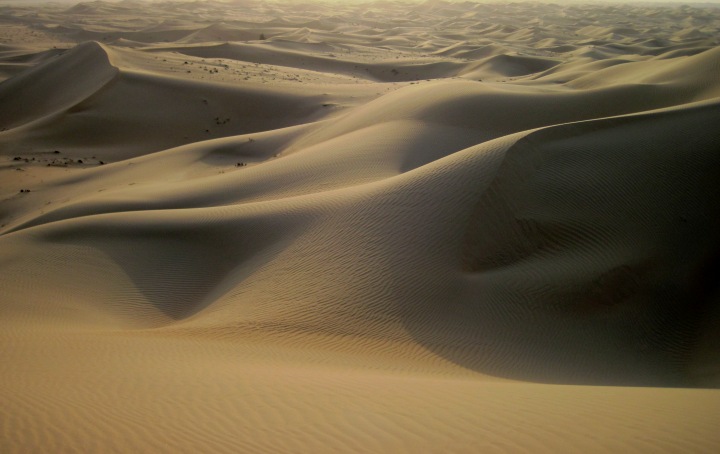 1. A sea of sand....