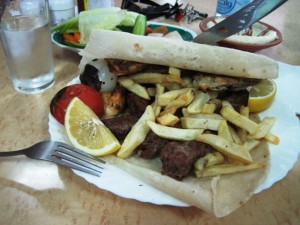 8. Lunch at the Damascus Flower...