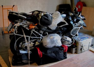 3. Snug and tight... My gear gets loaded onto the pallet and secured...