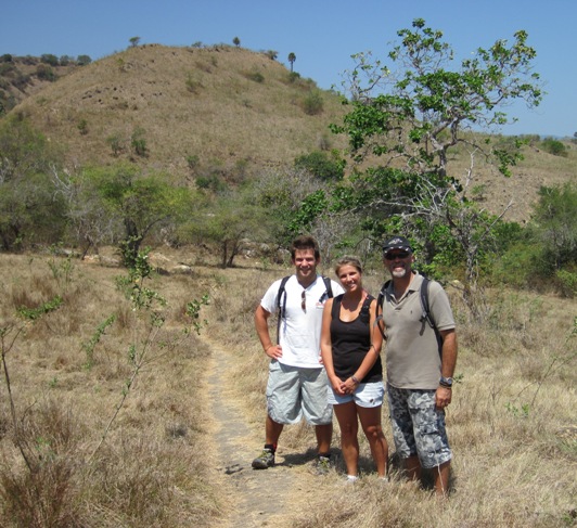 22. Richard, Kate and I followed Guido up onto the ridge above the camp...