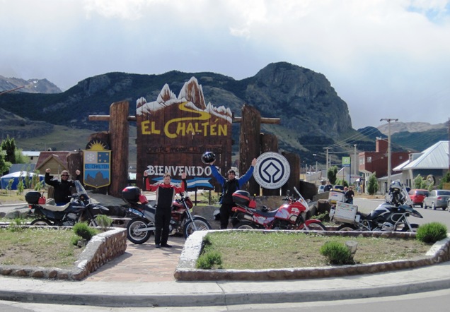 3. La Macho Hombres made it to El Chalten despite all that nature threw our way...!!