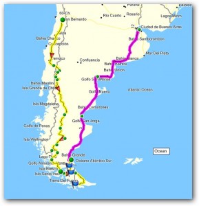 10. Heading North.. The Uphill battle to Buenos Aires had begun...!!
