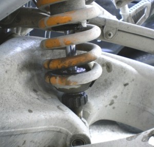 4. The Ohlins shock which has not been my best friend on this trip...!!