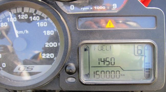 11. 150 000 km on the clock, and begging for fuel as usual...!!