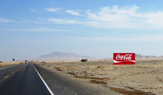 3. There's just no escaping the Coke marketing team...!!