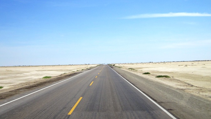 4. Confirmation that there is not a helluva lot to see in these parts...!!