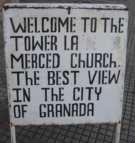 23. The sign said it all... Everyone wants to see "the best view" of anything....!!