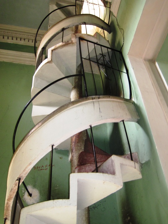 24. But first you have to pay a dollar and then climb two flights of spiral staircases....