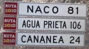 13. I decided to give the Naco border post a try, hoping that it was geared to re-imburse the guarantee I had paid when I entered Mexico...