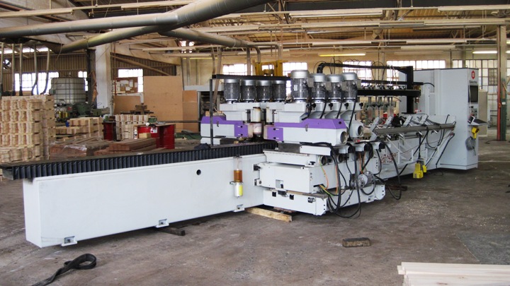 The second one  is levered towards the door and waiting truck...