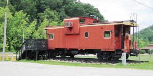 This old railway carriage has been converted into a visitor and information centre.